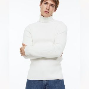 Muscle fit turtle neck mens sweater - brand NWT!